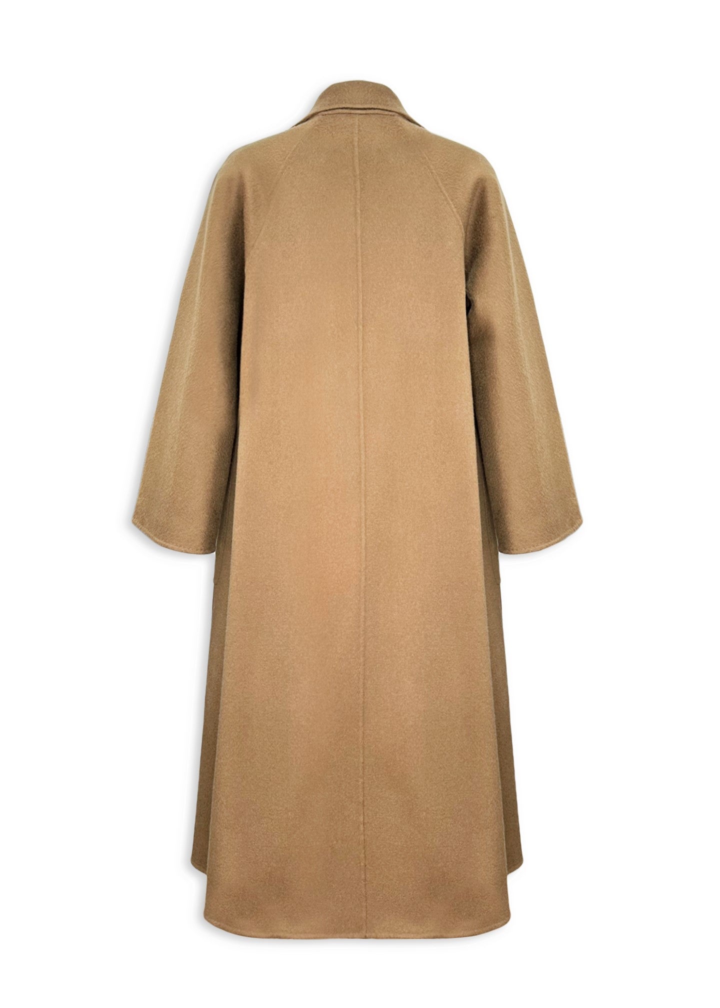 Kelly Robe Kimono Sleeve 100% Cashmere Long Coat Camel