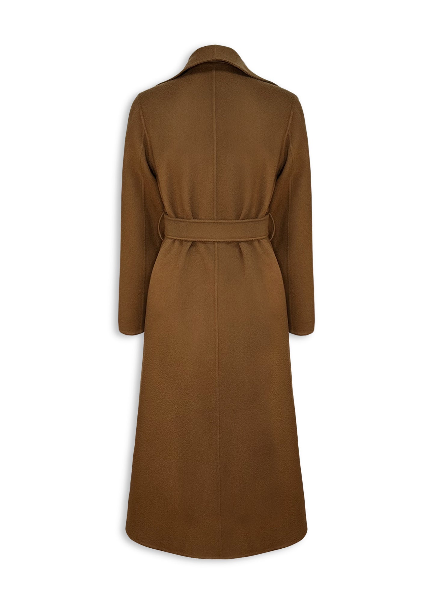 Max 100% Cashmere Wrap Long Coat Caramel